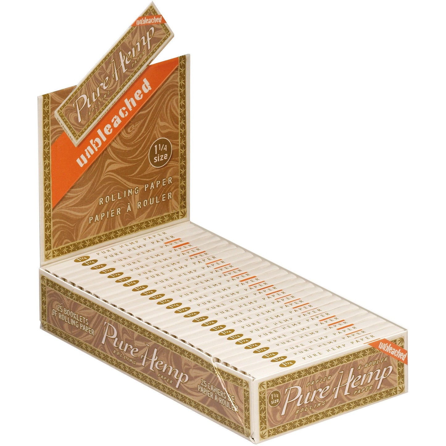 Pure Hemp Unbleached 1 1/4 Medium Size