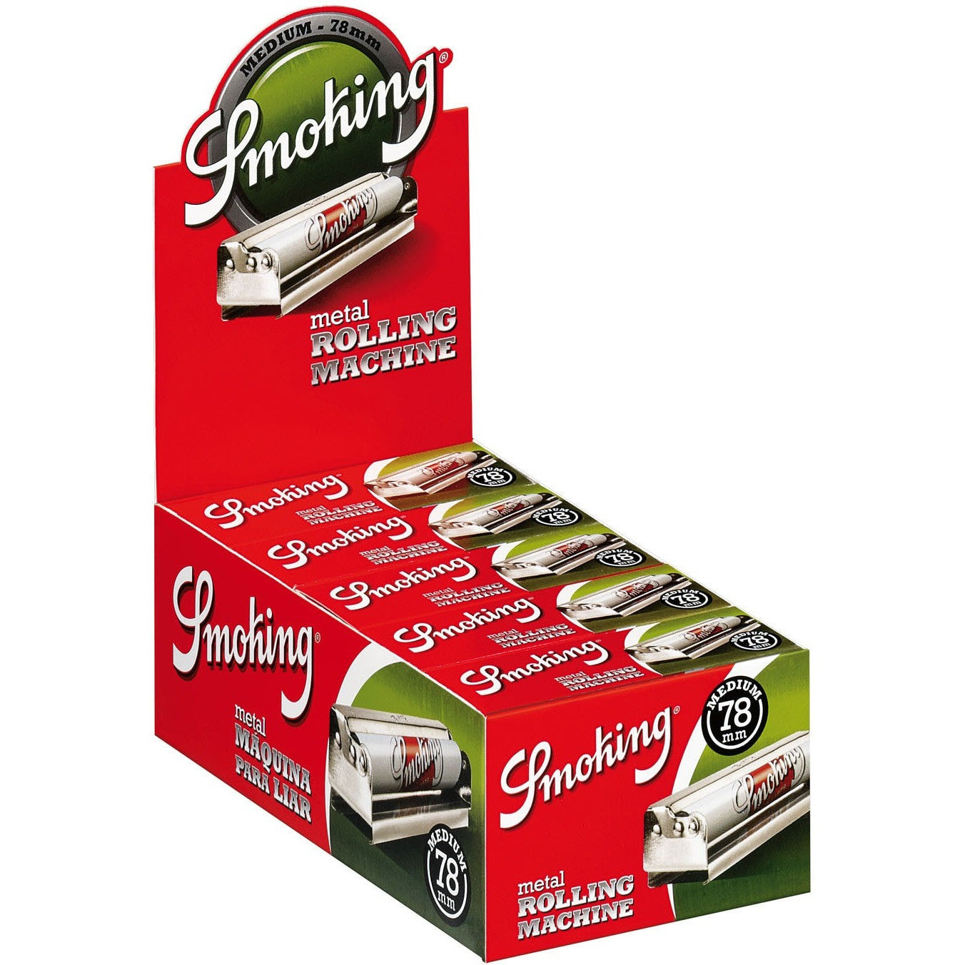Smoking Medium 78mm 1 1/4 Size Metal Rolling Machine