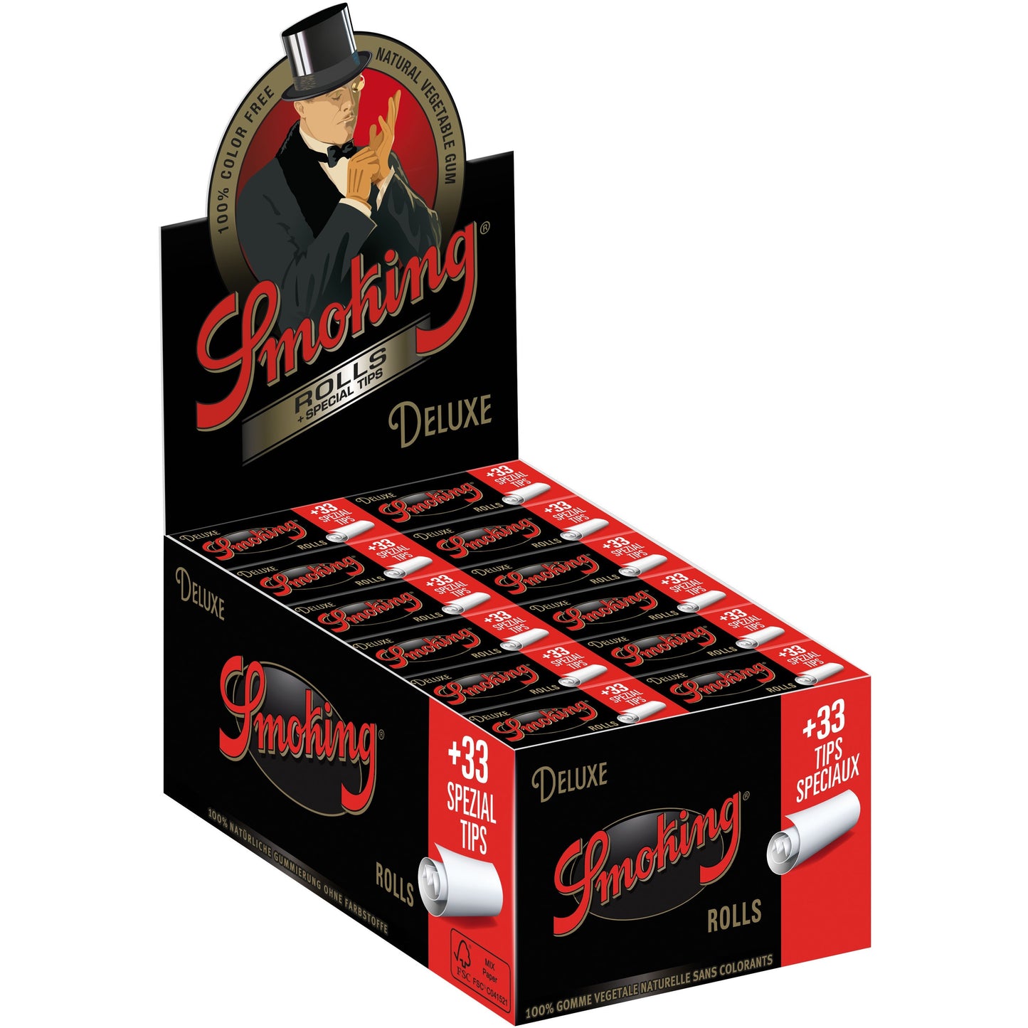 Smoking DeLuxe Rolls + Tips
