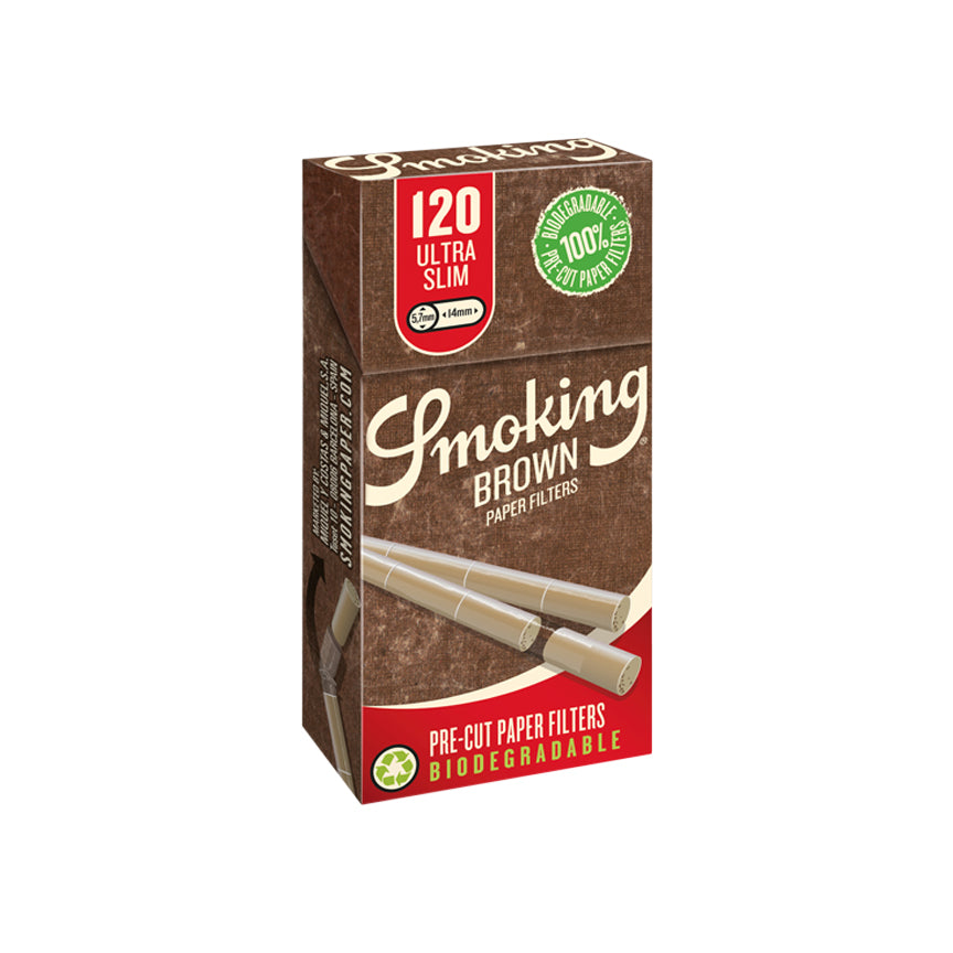 Smoking Brown Ø5.7mm Pre-Cut Filter Tips Booklet