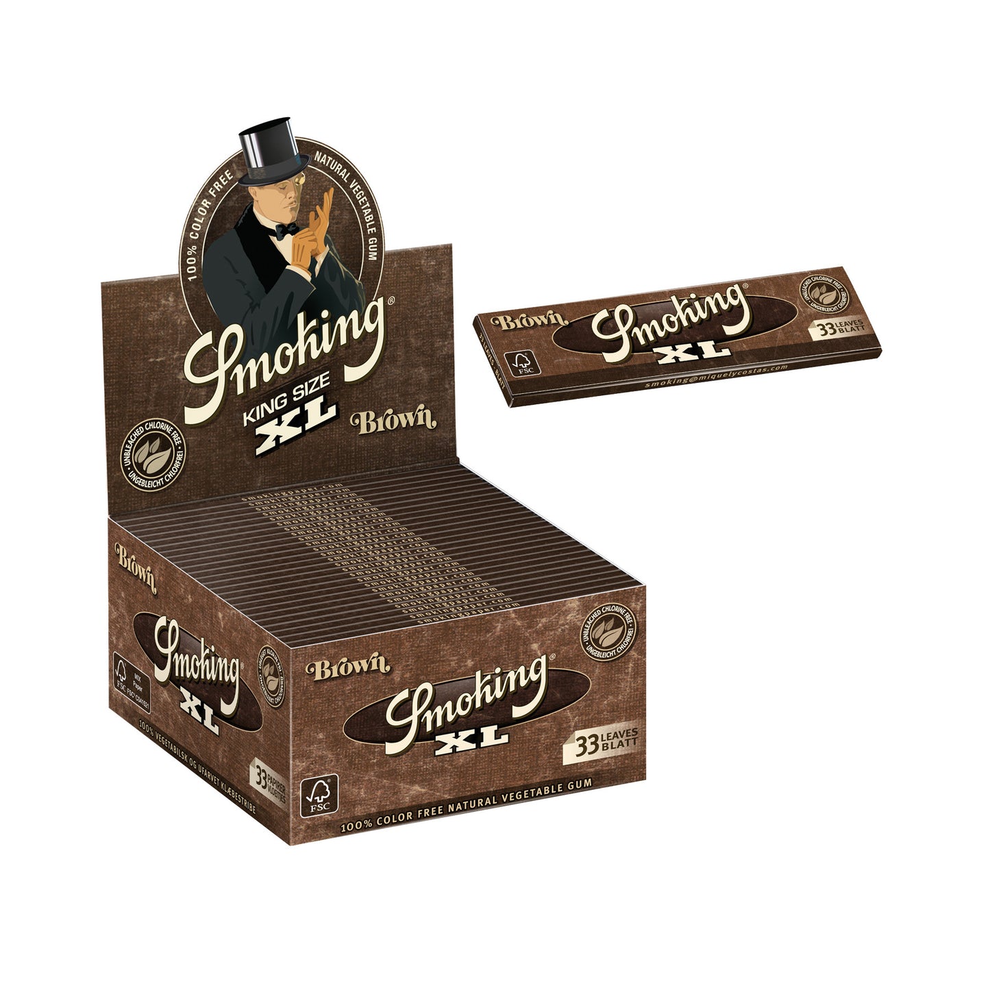 Smoking Brown King Size XL