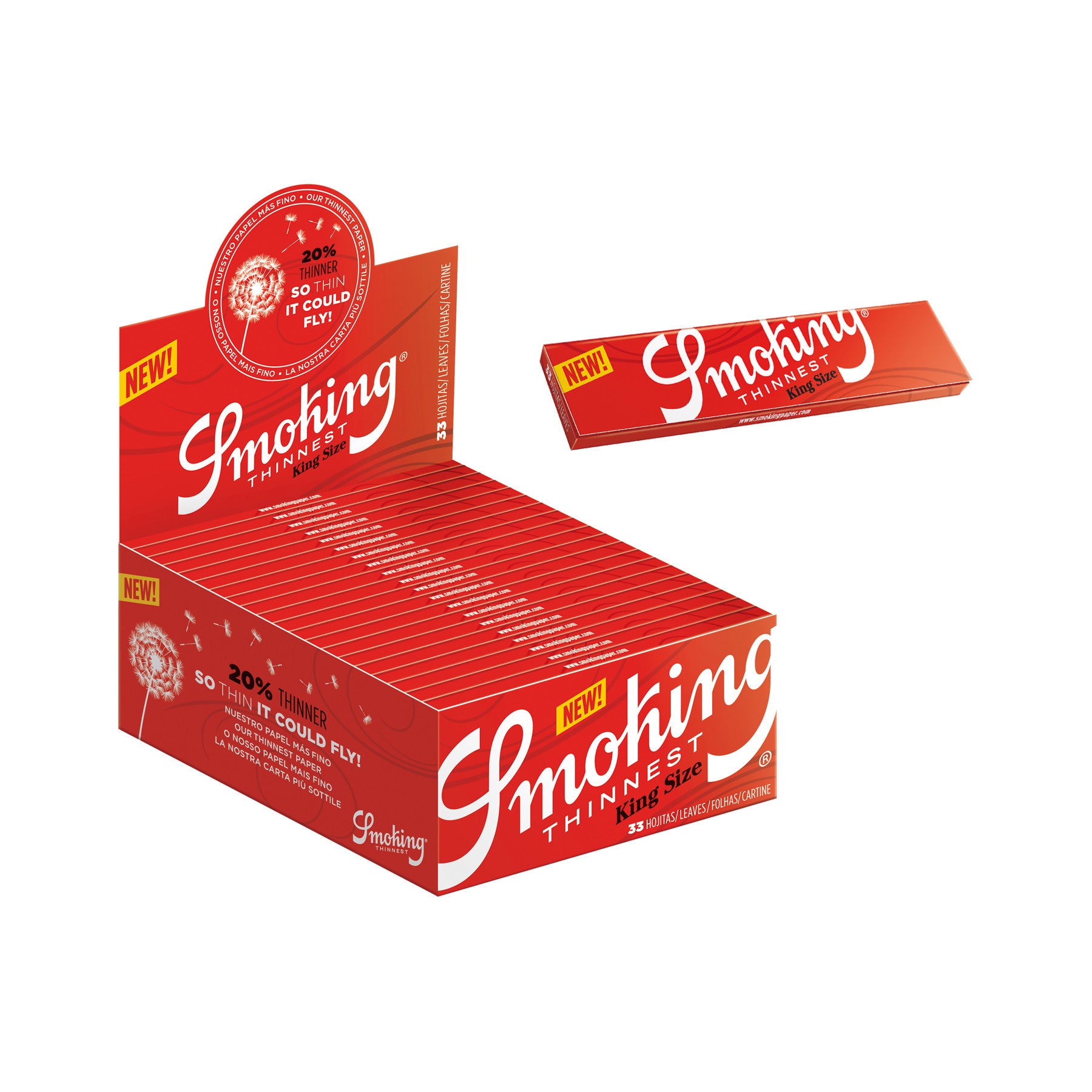 Smoking Thinnest King Size – Roll-Your-Own