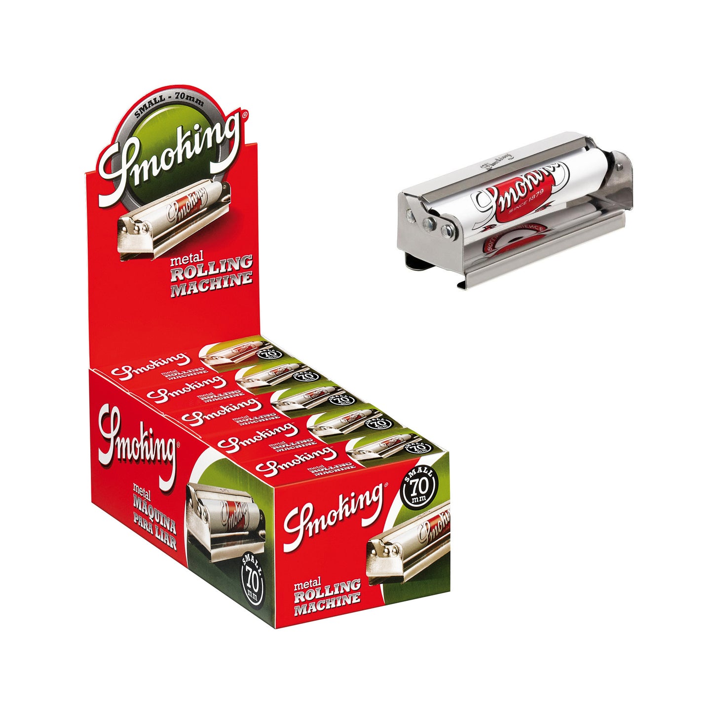 Smoking 70mm Metal Rolling Machine Single Wide Size