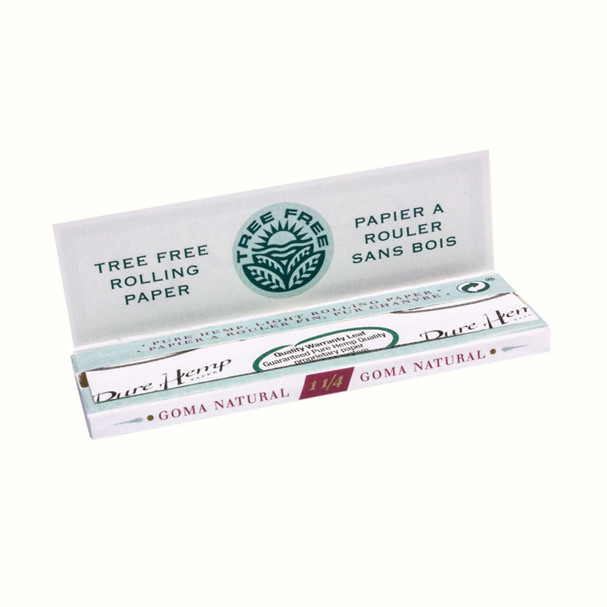 Pure Hemp Classic 1 1/4 Size Booklet Open