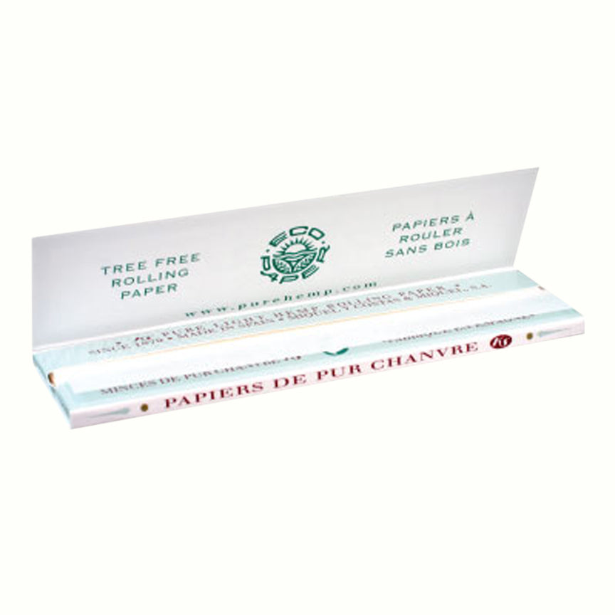 Pure Hemp Classic King Size Booklet Open