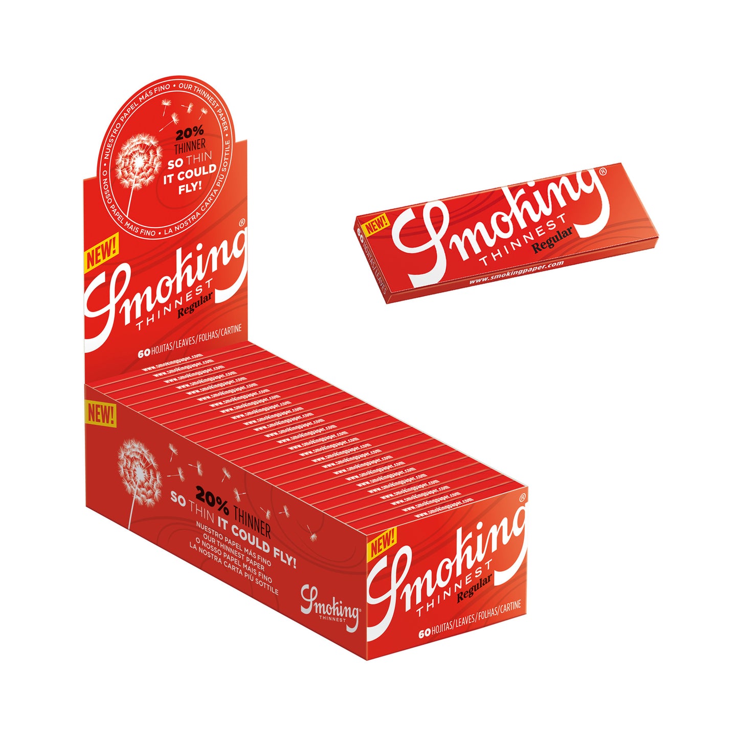 Smoking Thinnest Regular Size Booklet & Box