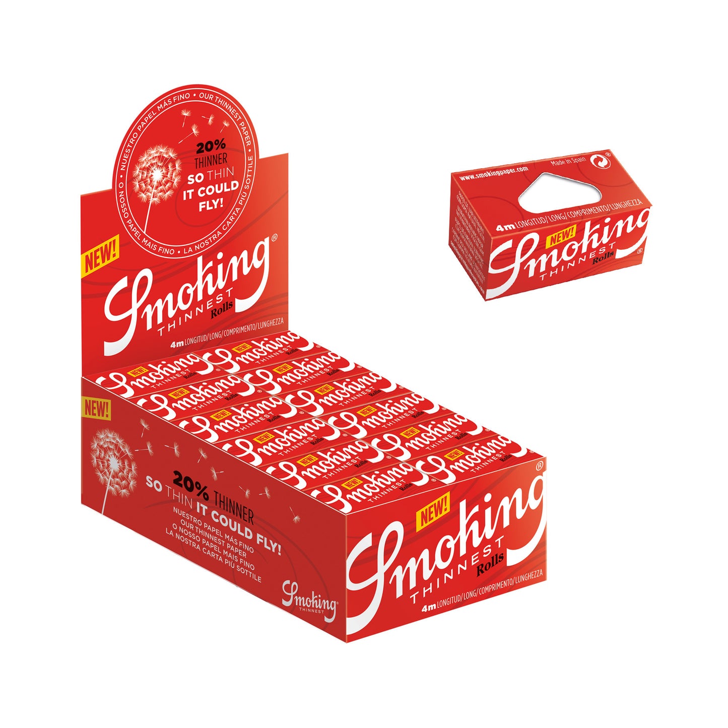 Smoking Thinnest Rolls Booklet & Box