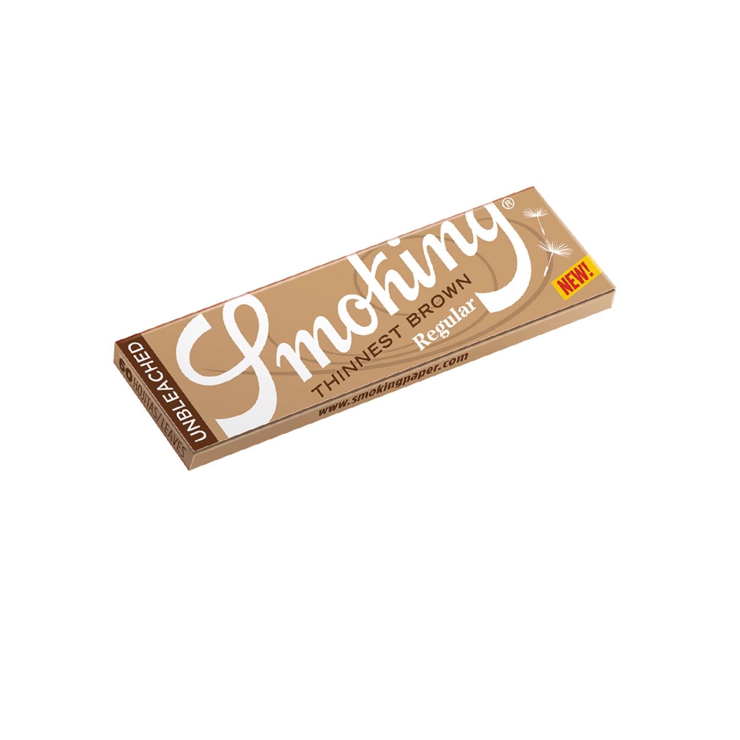 Smoking Thinnest Brown Single Wide Double Booklet