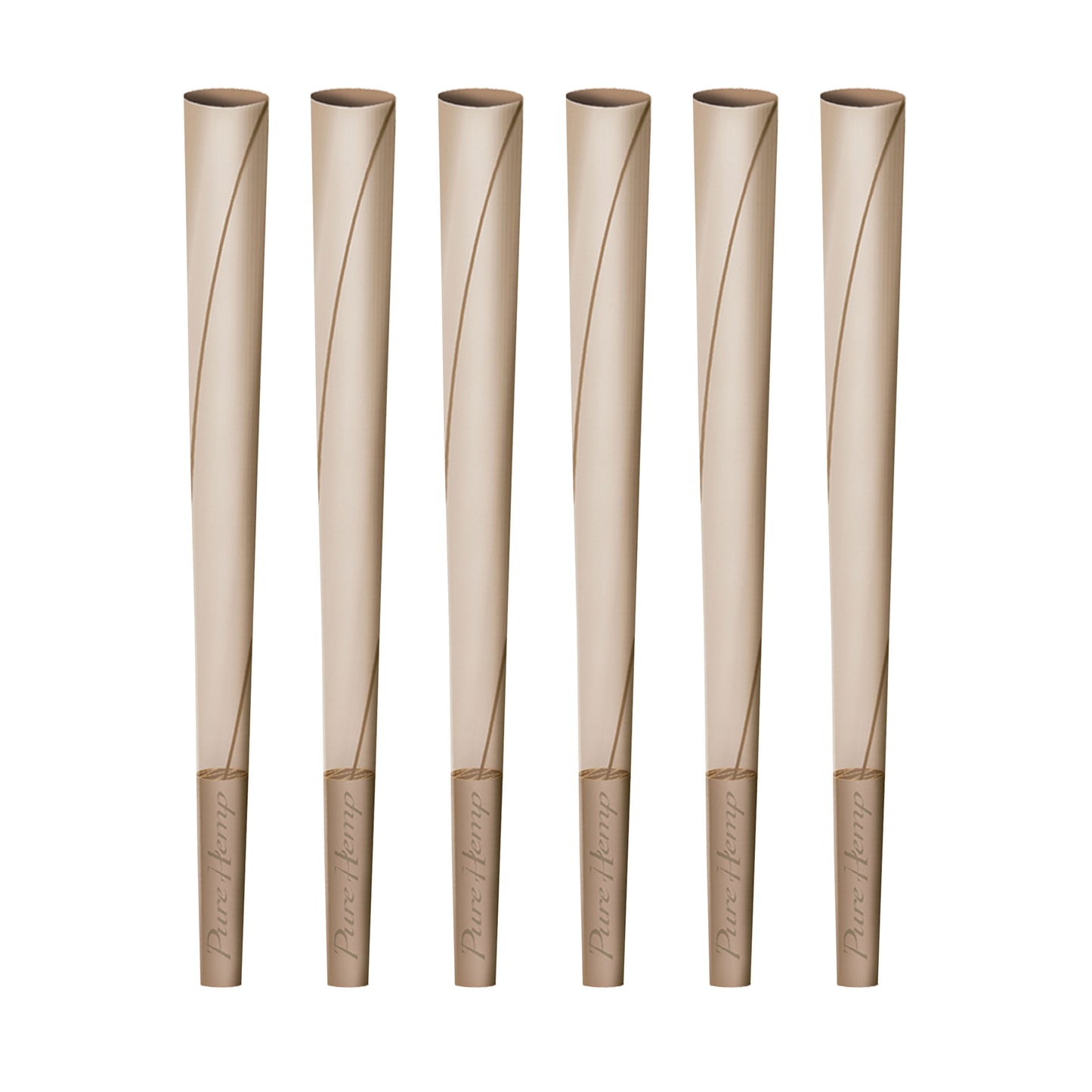 PURE HEMP Unbleached 1 1/4 Size Cones Consumer 6 Packs