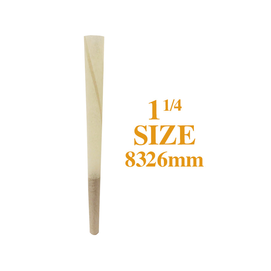Pure Hemp Unbleached 1 1/4 Size Pre-Roll Cones