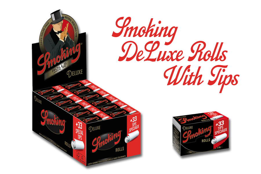 Smoking DeLuxe Rolls With Tips #SmokingDeLuxe
