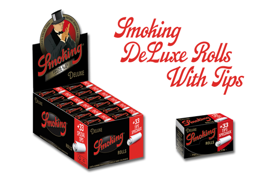 Smoking DeLuxe Rolls With Tips #SmokingDeLuxe