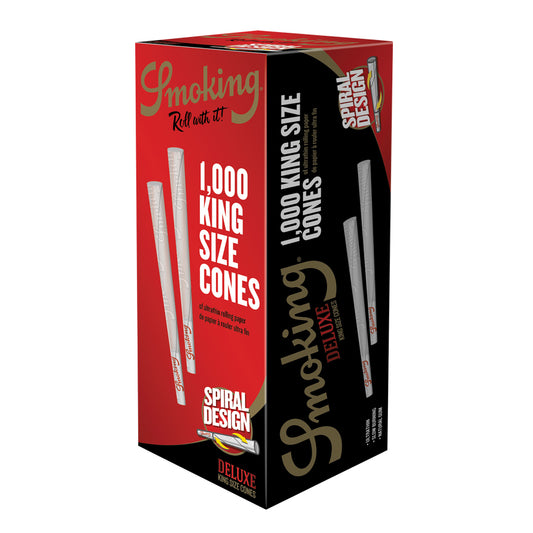 Smoking DeLuxe King Size Pre-Roll Cones | 108/26mm