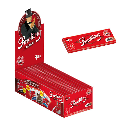 Smoking Red Regular Size Box & Booklet