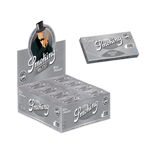 Smoking Master 1 1/4 Size Rolling Papers Flat 200 Pack